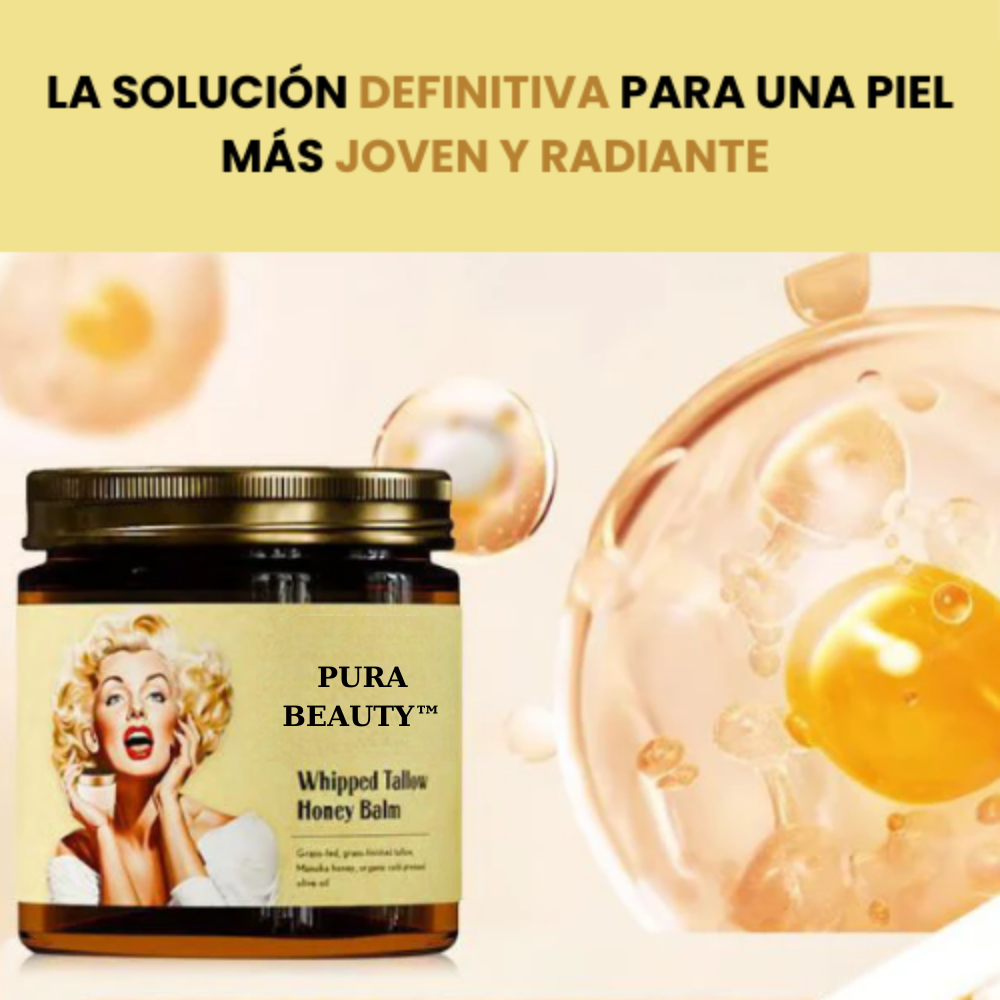 PuraBeauty™ - Bálsamo de miel y res batido